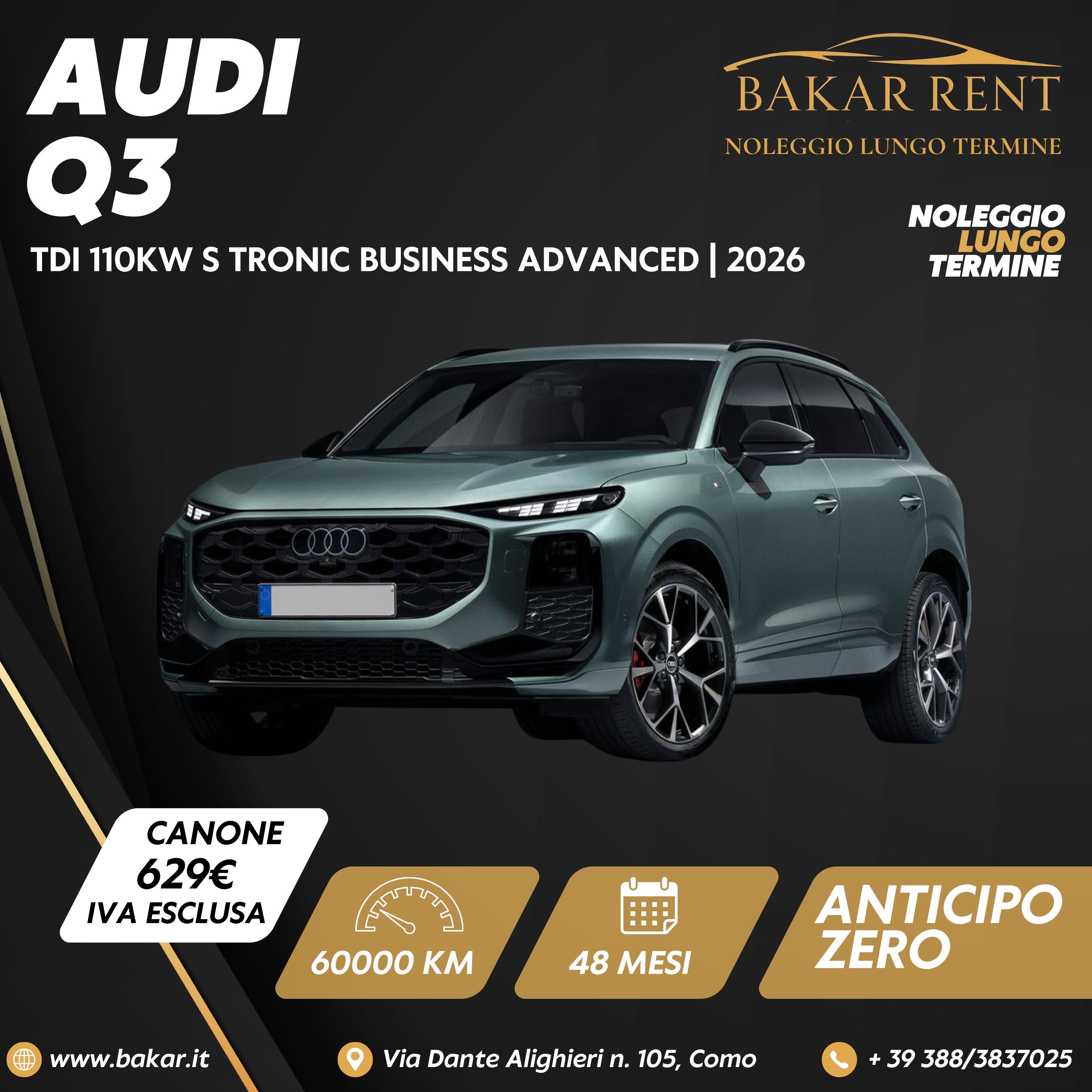 AUDI Q3 2.0 TDI S TRONIC BUSINESS ADVANCED 2026