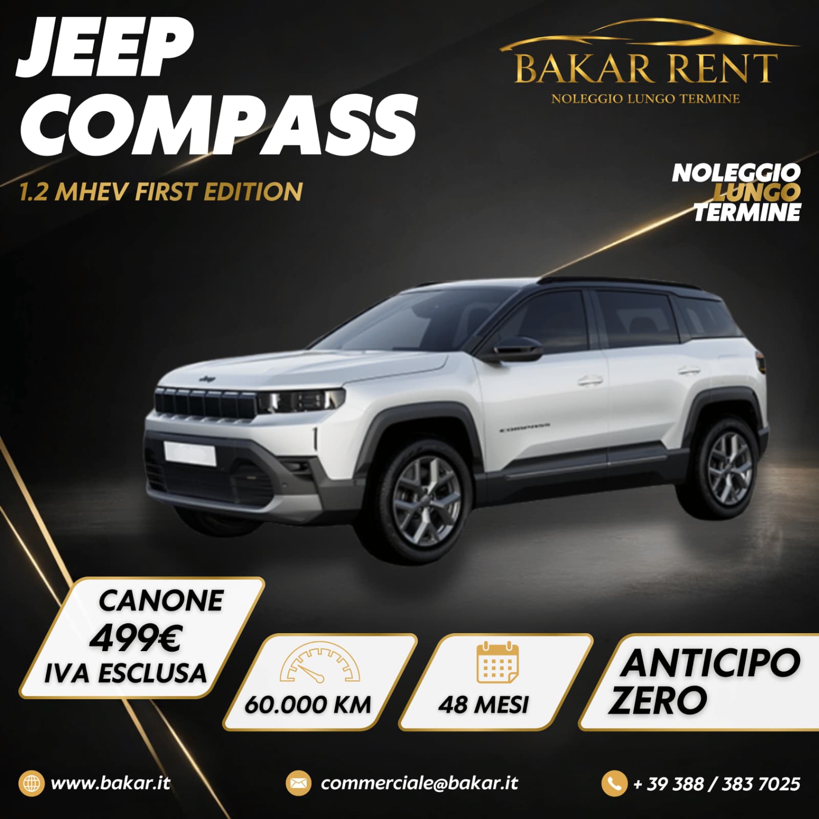 NEW JEEP COMPASS 1.2 MHEV FIRST EDITION